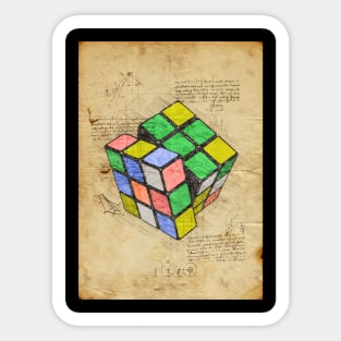 Rubik cube Sticker